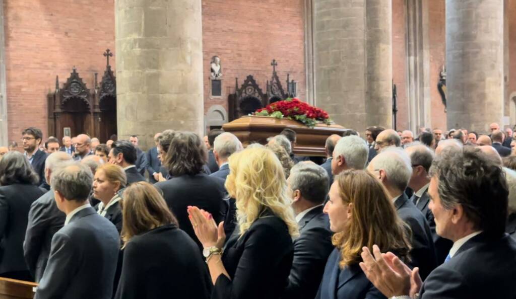 Funerali rettore Franco Anelli