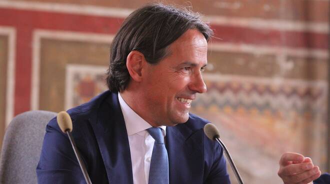 La festa per Simone Inzaghi