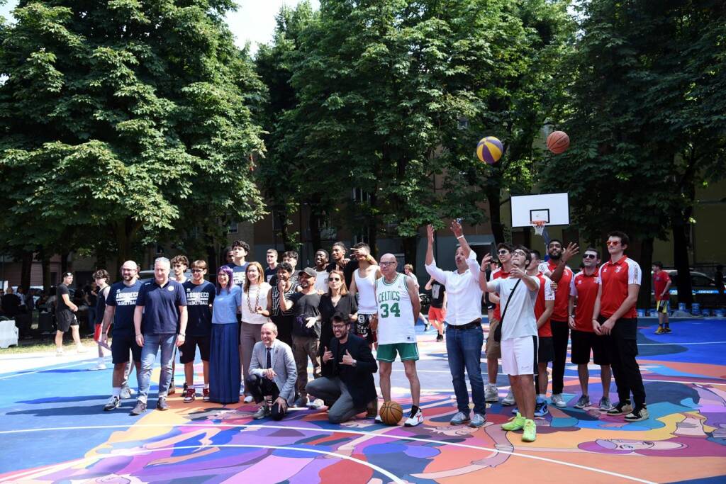 Inaugurazione Campo da Basket via Negri