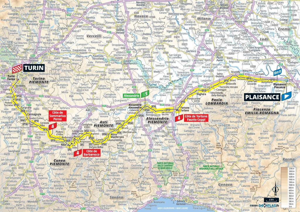 Tappa Piacenza-Torino Tour de France