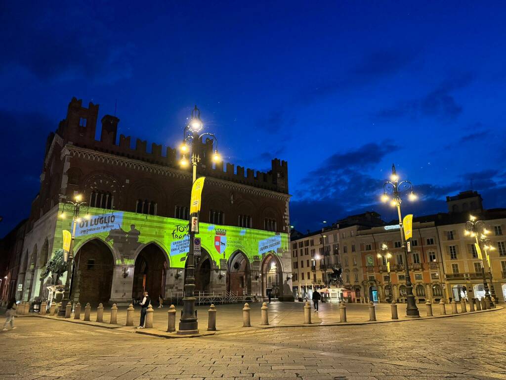 Tour de France a Piacenza (foto Regione)