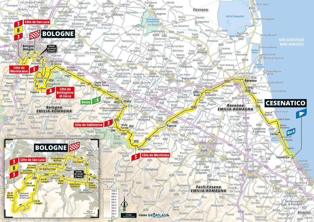 Tour de France tappa Cesenatico Bologna