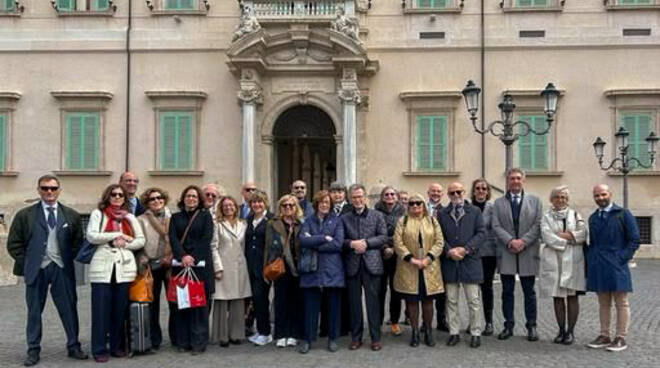 Visita al Quirinale Rotary Club Cortemaggiore Pallavicino