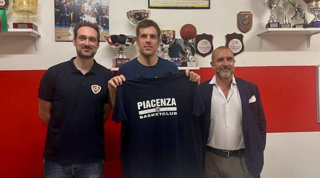 Bassani presentazione Piacenza Basket Club