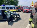 incidente Alseno vigili del fuoco