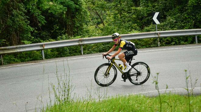 Nella foto di Frantz Piva, Linda Sanarini in azione