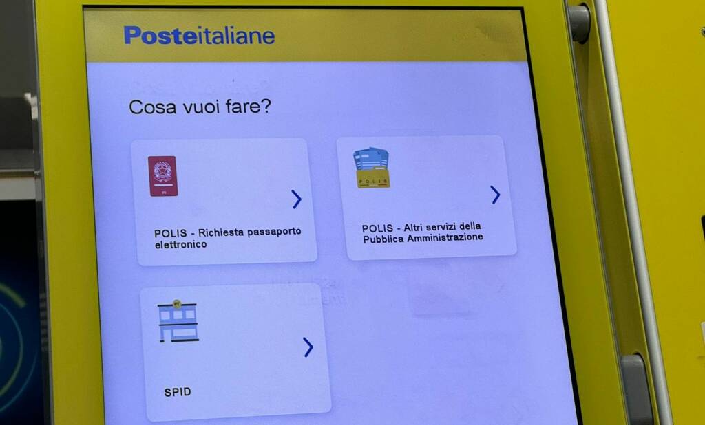 Poste Italiane passaporto elettronico