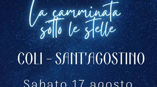 Camminata sotto le stelle