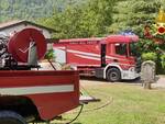 Incendio Calenzano vigili del fuoco