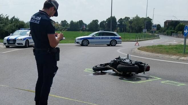 Incidente motociclista 