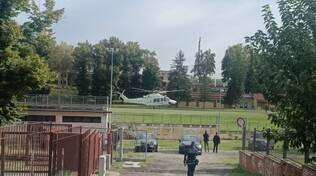 prove generali arrivo mattarella con elicottero aeronautica militare