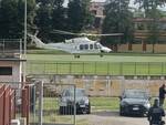 prove generali arrivo mattarella con elicottero aeronautica militare